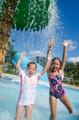 Disfrutando del agua